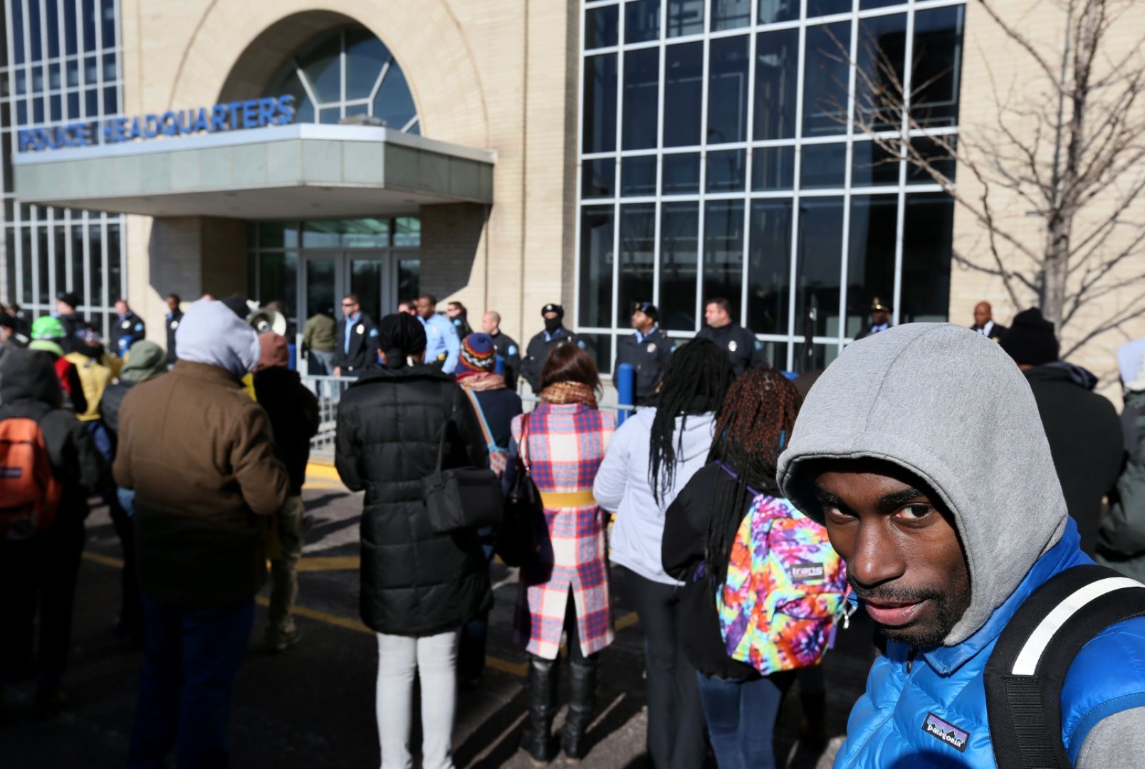 Protesters try to occupy St. Louis police headquarters